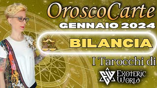 Bilancia ♎ Oroscopo Gennaio 2024  OroscoCarte  Lettura con Tarocchi e Oracoli  Exoteric World [upl. by Akerdal774]