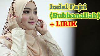 Sholawat Syahdu Indal Fajri Kuntu Usholli  Lirik lagu [upl. by Otreblide]