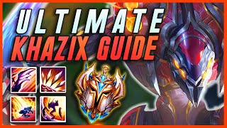 ULTIMATE SEASON 11 KHAZIX GUIDE  COMBOS CLEARS BUILD RUNES HOW TO PLAY  League of Legends [upl. by Yasnil580]