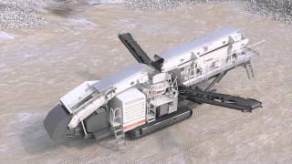 Metso Lokotrack® LT220D™ animation [upl. by Nyleahs]