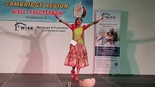 Bible Kalolsavam Cambridge Region 2024 Dania Binish [upl. by Annahsal]