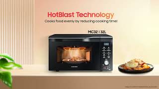 HotBlast Technology  Samsung Microwave Oven [upl. by Mintz]