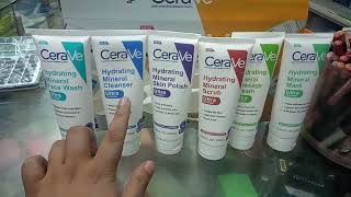 CeraVe hydrating mineral facial kit pricehow to apply facial step by step [upl. by Burnaby]