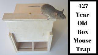 427 Year Old Style Mouse Trap In Action Mascall Square Box Mouse Trap [upl. by Cyndie860]