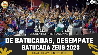 Batucada Zeus  Desempate Gualeguay 2023 2da MEJOR BATUCADA  Entre Ríos batucada zeus [upl. by Armando]