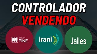 CONTROLADOR VENDENDO AÃ‡Ã•ES RECOMPRAS DE IRANI E NOVIDADES PARA A JALLES  JALL3 PINE4 RANI3 [upl. by Nomra46]