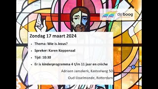 Adriaen Janszkerk  Kerkdienst 17 maart 2024 [upl. by Ehttam]