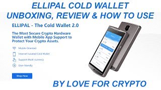 Ellipal Cold Wallet 20 Unboxing Review and How To Use [upl. by Aleahs]