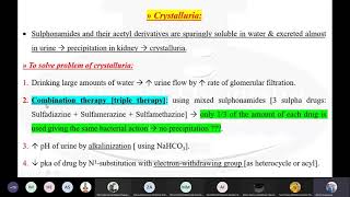 Sulfonamides Part 1 Karmalawy [upl. by Vonni]