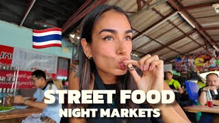 The Best Street Food In Chiang Mai  Sunday Night Market Thailand [upl. by Tay]