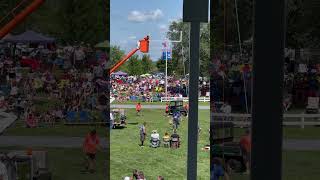 Highland Games 2023 sheaf toss [upl. by Friedrich]