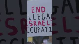 Protestors Rally Against Israeli Ships ishortvediotrendingnow [upl. by Crow631]