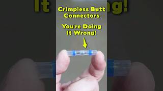 Crimpless Butt Connectors  Theres A Better Way [upl. by Aerdnaid]