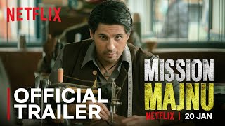 Mission Majnu  Sidharth Malhotra Rashmika Mandanna  Official Trailer  Netflix India [upl. by Alimrahs]