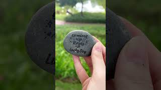 Lets Find Your 2024 Lucky Rock that Laser Engraved by Xtool F1 Laser Engraver [upl. by Aninay]