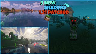 3 New Shaders for Minecraft Patched 121  Realistic Shaders for 121 Patched 🔥 [upl. by Dolley]