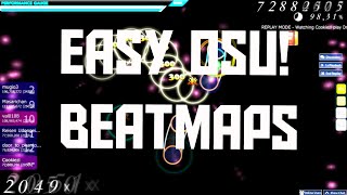 10 Easy Osu Beatmaps [upl. by Trebor]