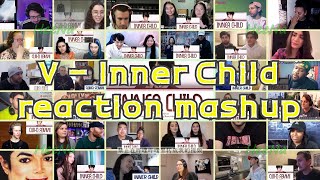 BTS V  Inner Child lyrics video｜reaction mashup [upl. by Ytsirt924]