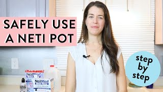 Neti Pot Benefits  How to Use Neilmed Sinus Rinse [upl. by Anima]