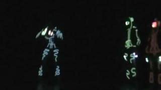 Electroluminescent Dance Show [upl. by Okeim]