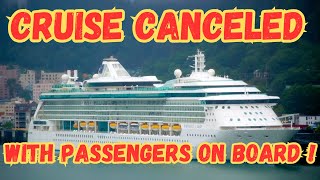 Radiance Of The Seas Cancels Cruise TWO DAYS After It Started And They Never Even Left The Port [upl. by Magocsi414]