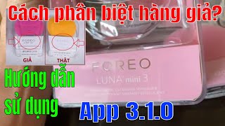 Cuộc sống ở Nhật MÁY RỬA MẶT FOREO LUNA MINI 3 REVIEW HDSD và CÁCH PHÂN BIỆT HÀNG GIẢ [upl. by Marita]