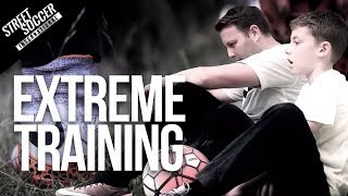 Extreme Football Skills Training and Nike Product Test  Street Soccer International [upl. by Betz851]