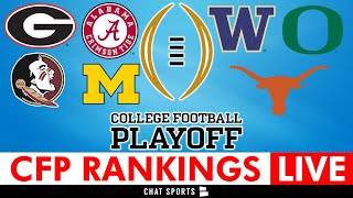 College Football Playoff Top 25 Rankings 2023 LIVE [upl. by Llenahc]