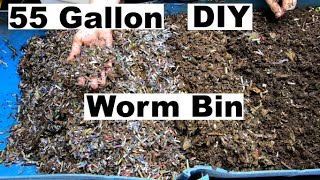 My Largest Worm Compost Bin Wedge Style Explained [upl. by Felipe]