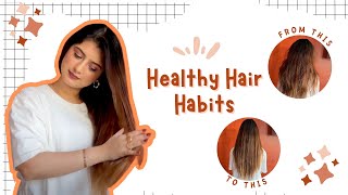 Healthy Habits That Will Save Your Hair  Arishfa Khan [upl. by Lemal597]