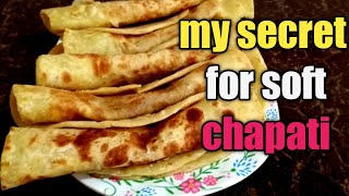 MY SECRET RECIPE FOR SOFT AND yummy CHAPATIS recipe 10 [upl. by Aramit]