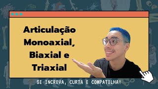 Articulação Monoaxial Biaxial e Triaxial [upl. by Attenweiler]