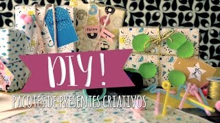 DIY Pacotes de Presente Criativos  WESTWING [upl. by Onivag435]