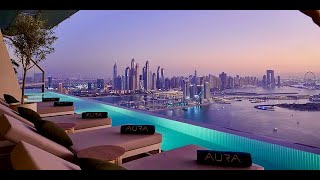 Dubais AURA SKYPOOL Touring The Highest Infinity Pool On Earth  blessed4life [upl. by Auqenes]