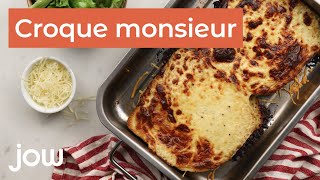 Recette du Croquemonsieur au four [upl. by Dnarud]