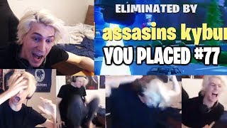 xQc Dying in Fortnite  Rage Compilation [upl. by Risser60]