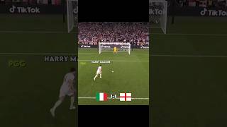 Italy vs England  Penalty shootout Euros 2020 football edit viral euro2024 [upl. by Uile]