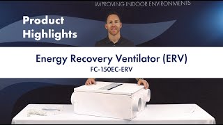 Slim Design Powerful Performance ERV  Energy Recovery Ventilator [upl. by Nautna]