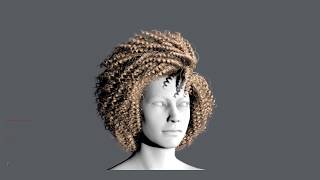 Ornatrix hair previsualization in Maya Viewport Update [upl. by Inaflahk]