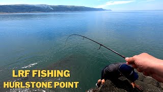 LRF Fishing Hurlstone Point amp Lure Fishing Bossington Beach [upl. by Akener472]