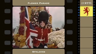 Spalding Flower Parade 1977  The Queens Silver Jubilee [upl. by Akenahs]