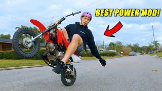 How To Make Your Pit Bike More POWERFUL [upl. by Ecinert]