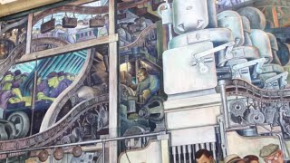 Detroit Institute of Arts  Diego Rivera Mural [upl. by Naresh]