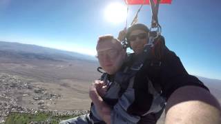 My 2nd Tandem Skydive nearly gone wrong Parachute tangles [upl. by Milson692]