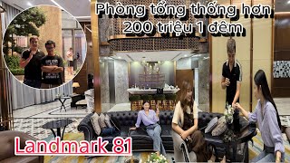 Lần Đầu Được Trãi Nghiệm Phòng Tổng Thống Siêu Sang 220 Triệu Đêm Tại Landmark 81 [upl. by Showker]