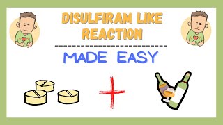 Disulfiram Like Reaction Mechanism Symptoms Pharmacology Drug interaction Made Easy [upl. by Zeralda]