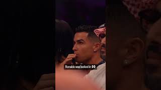 Imperdible Reacciones de CRISTIANO RONALDO pelea Fury vs Ngannou 😬 via tntsportsboxing shorts [upl. by Hope]