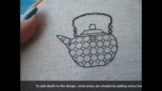 Blackwork embroidery A step by step guide [upl. by Alakcim]