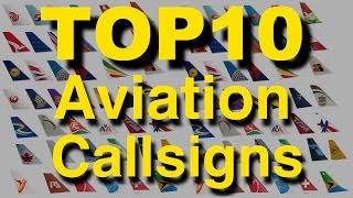 TOP 10 aviation CALLSIGNS Explained by CAPTAIN JOE [upl. by Yelnoc]