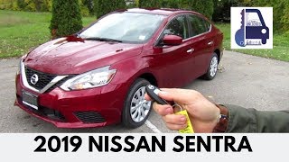 2019 Nissan Sentra SV In Depth Walk Around and First Look [upl. by Assilam20]